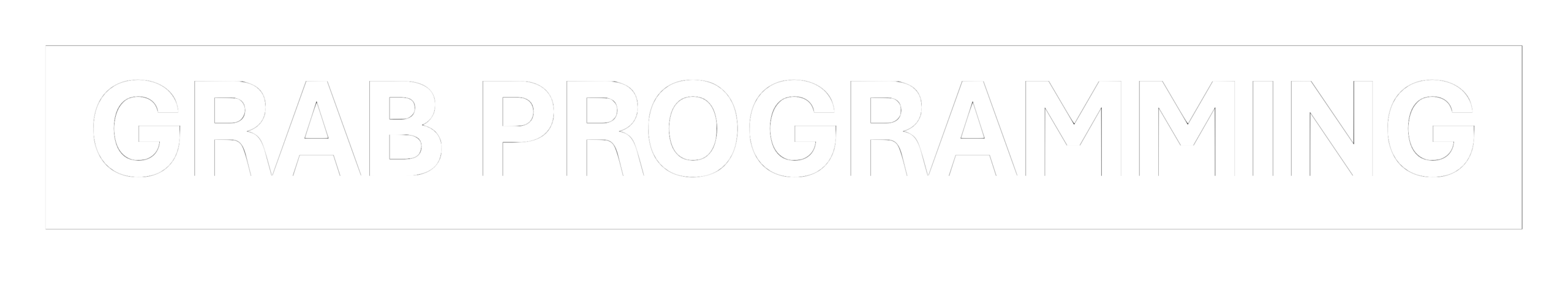 GRAB PROGRAMMING